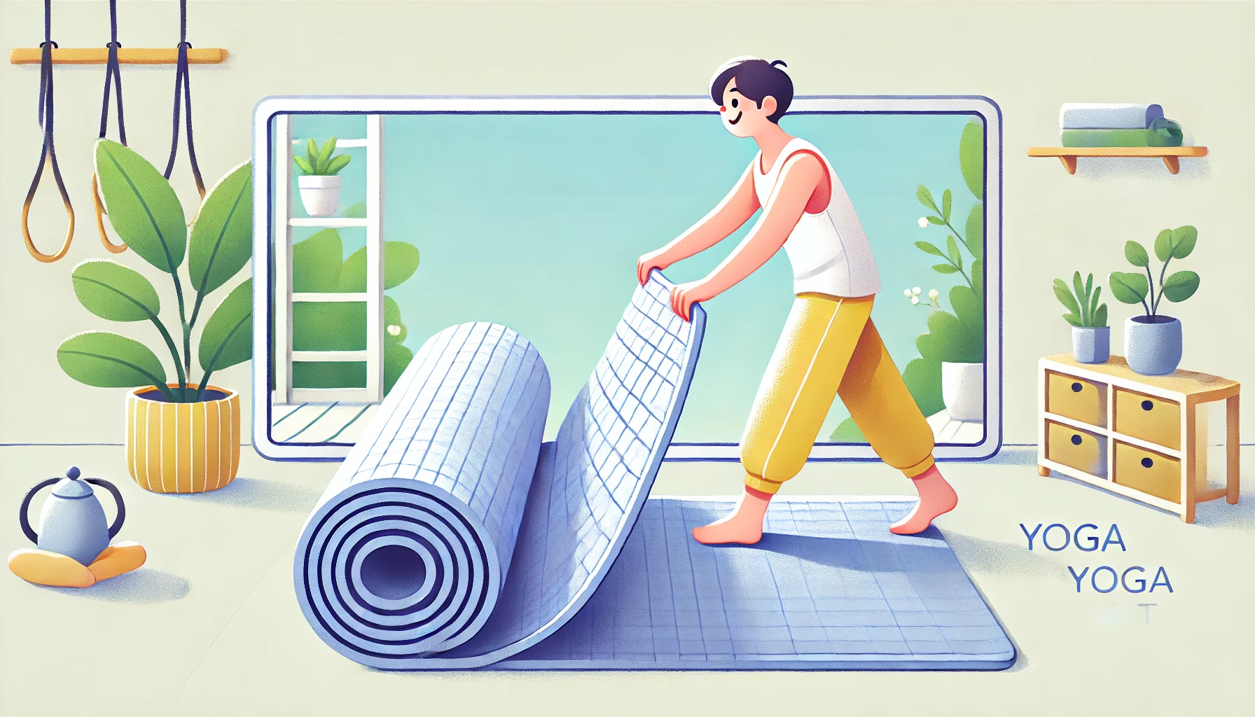 Tapis yoga pour Débutants